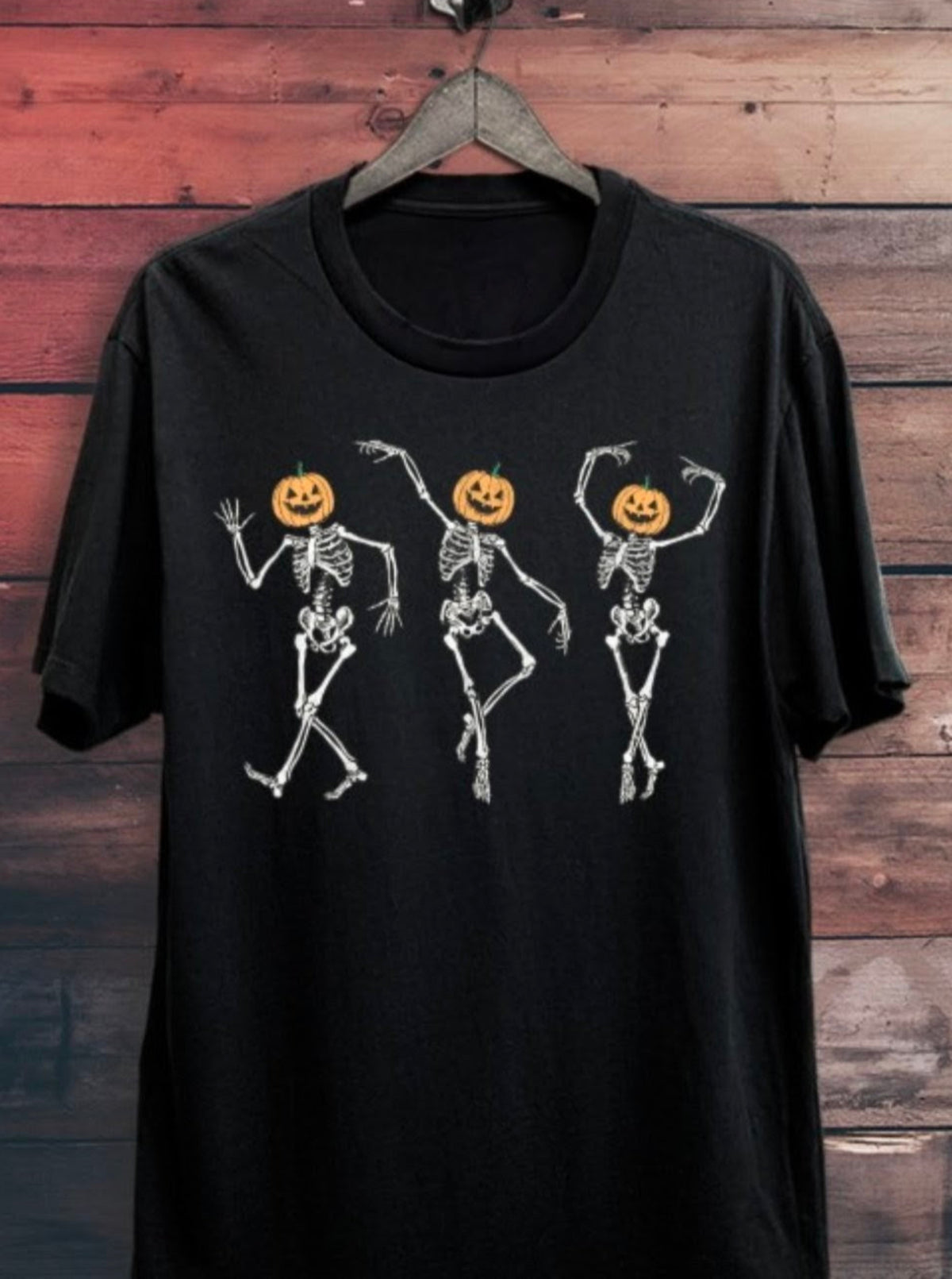 Dancing Skeletons Graphic Tee | Jet Black