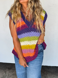 Colorful Sweater Vest