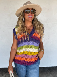 Colorful Sweater Vest