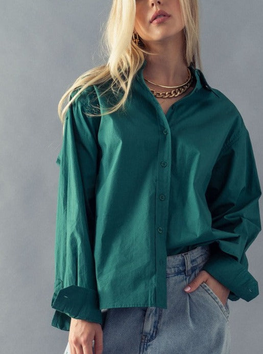 Button Up Top | Gorgeous Green