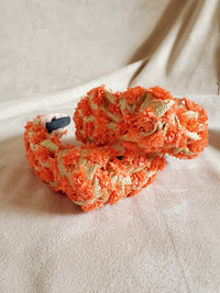 Straw Headband | Orange